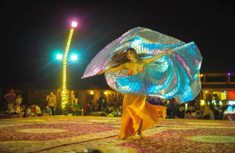 Belly dance at overnight safari