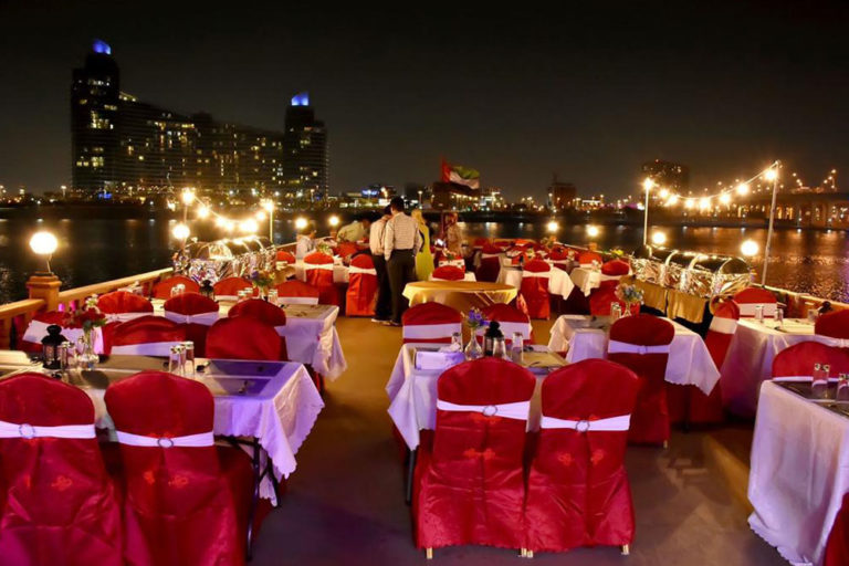 Dubai Water Canal Cruise Upper Deck