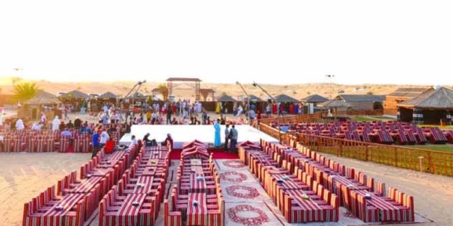 Book Dinner in the Desert Camp Dubai