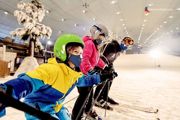 Kids Skiing Dubai